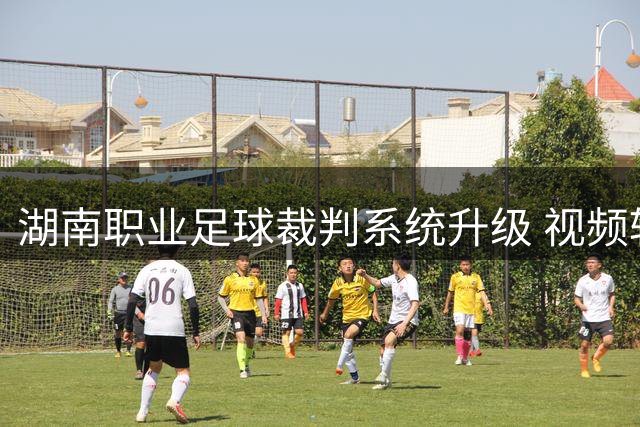 湖南职业足球裁判系统升级 视频辅助判罚覆盖四大关键场景